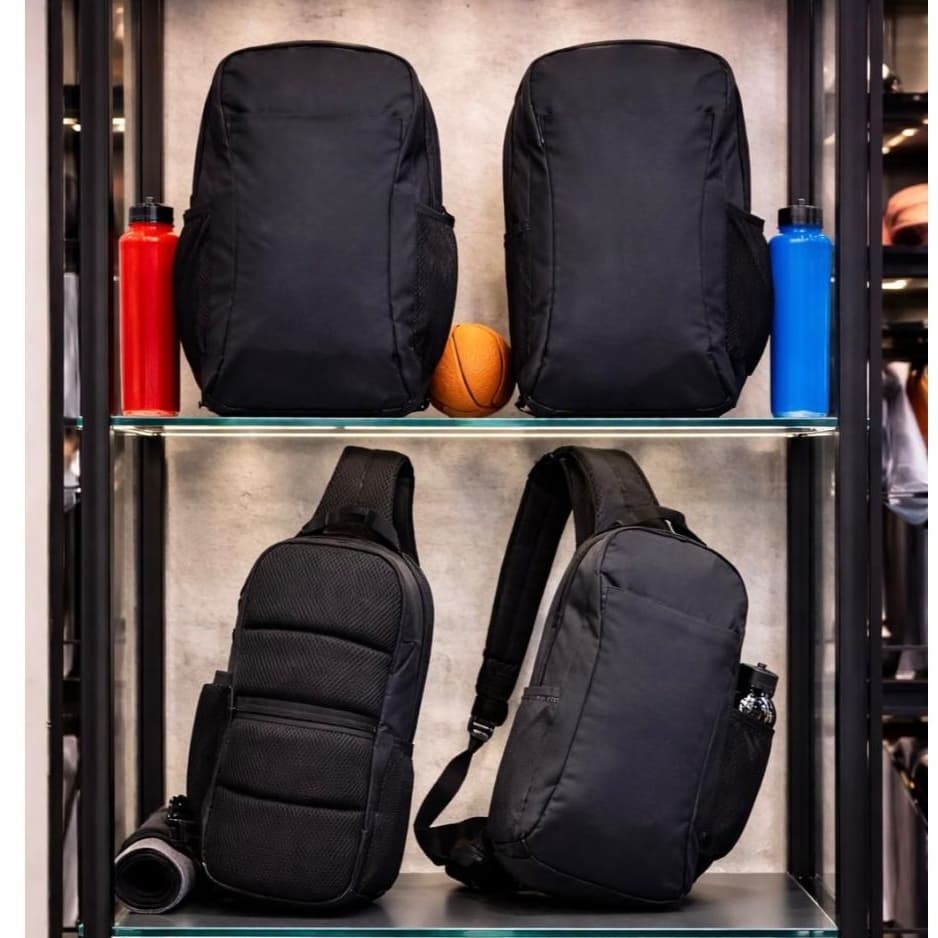 Mochila Transversal Masculina Peito Esportiva Academia Viagem Compacta Resistente Casual
