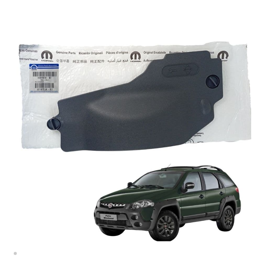 Tampa Acabamento Macaco Fiat Palio Weekend Adventure 2008 a 2020 Original 100174788