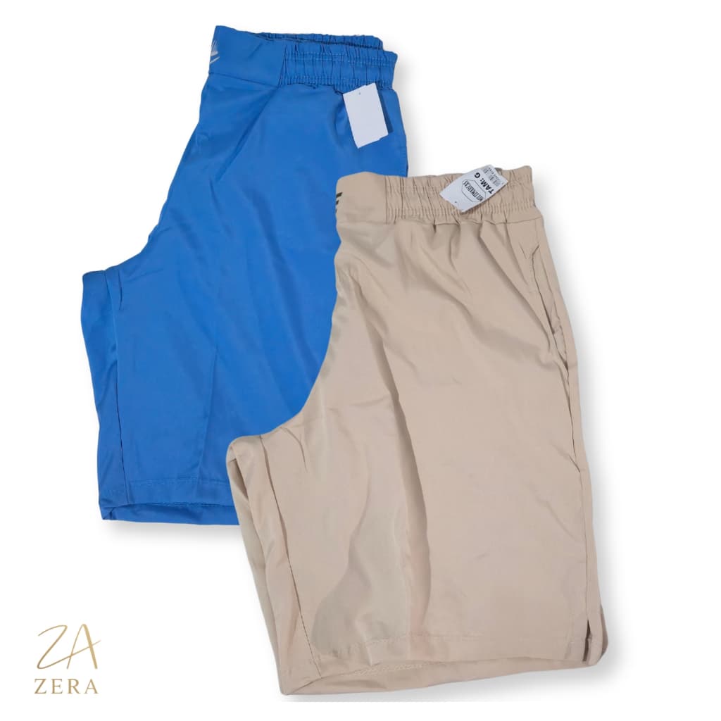 Kit 2 Short Esportivo Americano Masculino 100% poliester