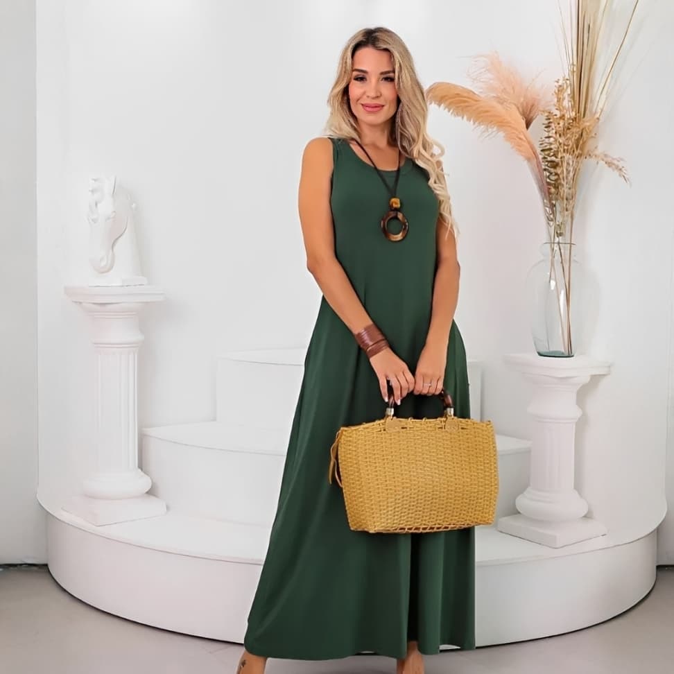 Vestido Feminino Longuete Leve Confortável Casual Outono Inverno 2026 Versátil Dia A Dia - 506
