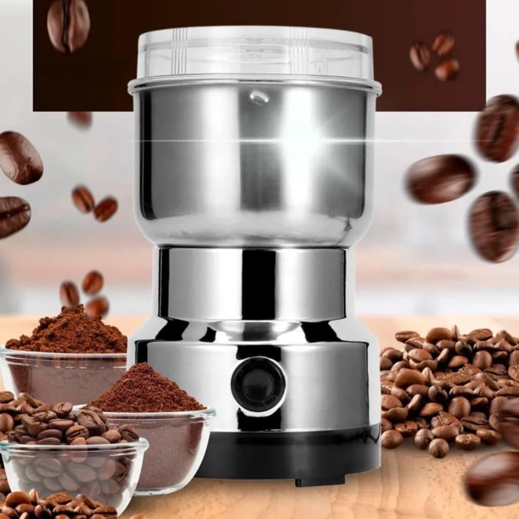 Moedor Elétrico De Café Inox Grãos Especiarias Temperos 110V 220V