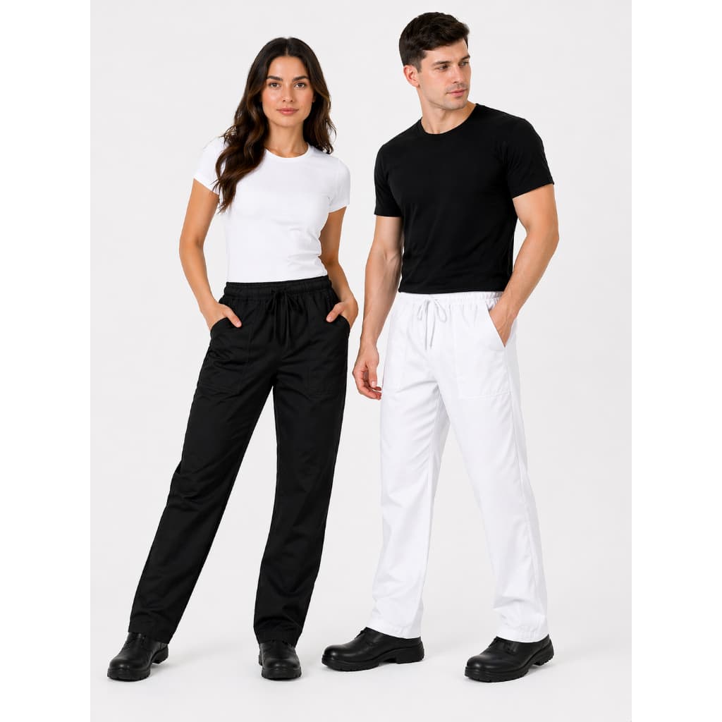 Calça Oxford Uniforme Profissional Cozinha Restaurante Alta Qualidade