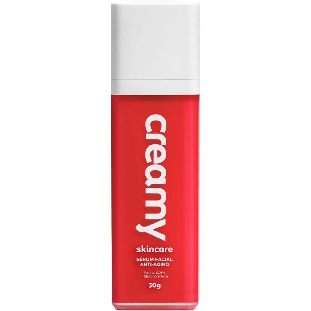 Creamy Skincare Sérum Facial Retinal 30g | Melhora Rugas, Reduz Poros Dilatados, Controla Brilho, Promove Firmeza.