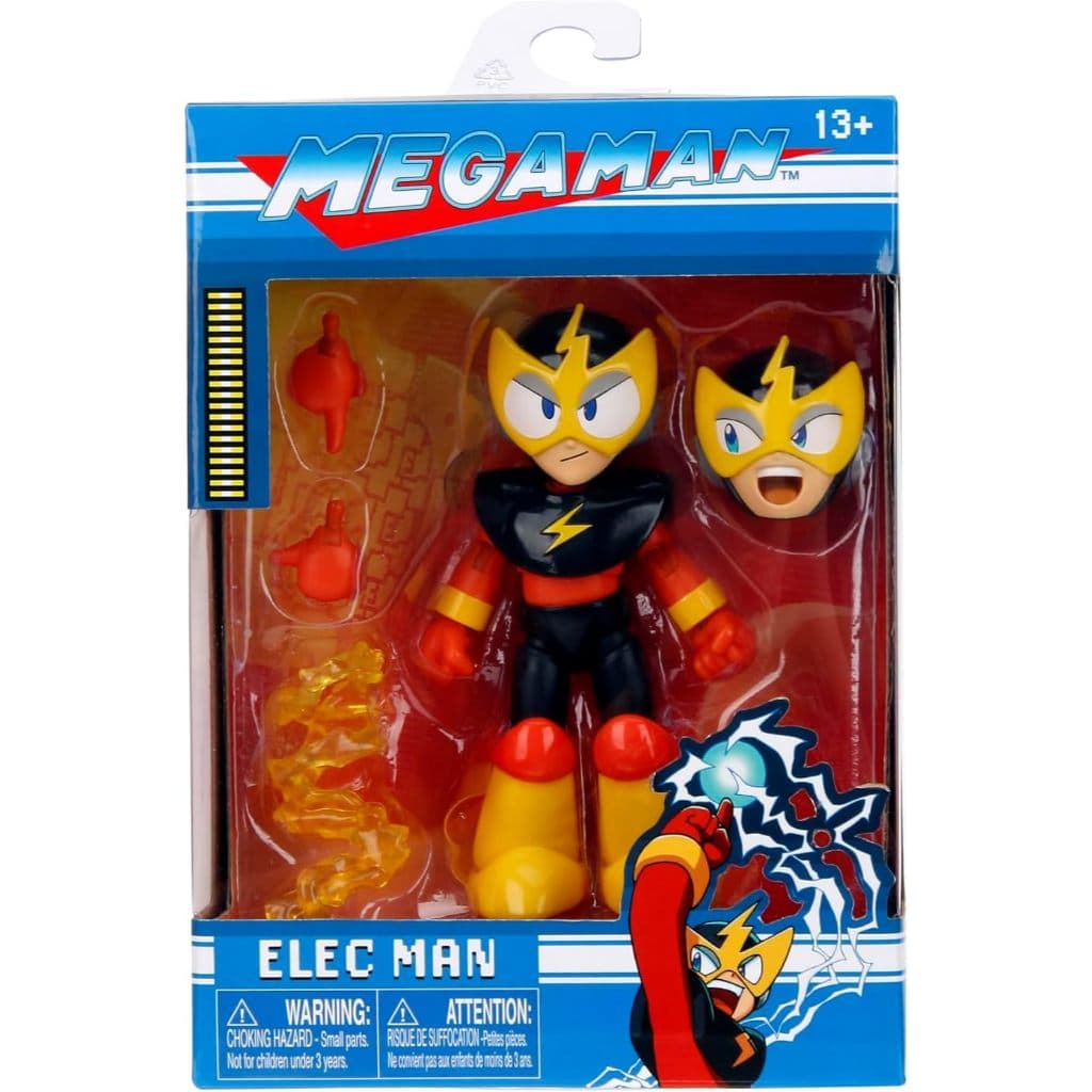Boneco Elec Man Mega Man Jada Toys Action Figure Articulado