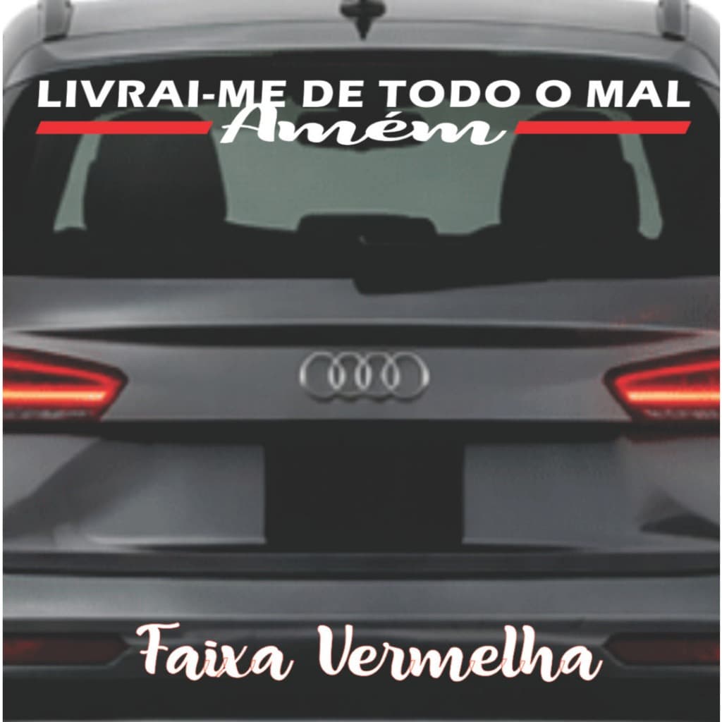 Adesivo para Carro Adesivo Carro Adesivo Automotivo Adesivo Parabrisa Carro Adesivo Evangélico