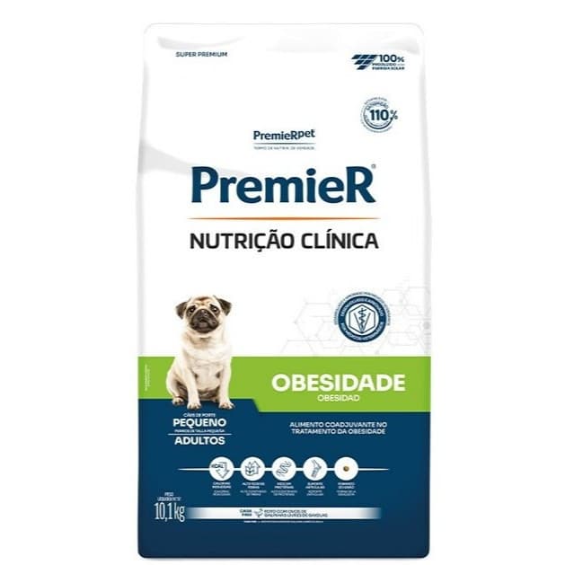 Ração Premier Nutrição Clínica Obesidade Cães Adultos Pequeno Porte 10,1 kg