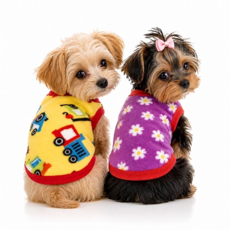 Roupinha Pet de Soft Quentinha para cães e gatos PEQUENOS stilo e conforto