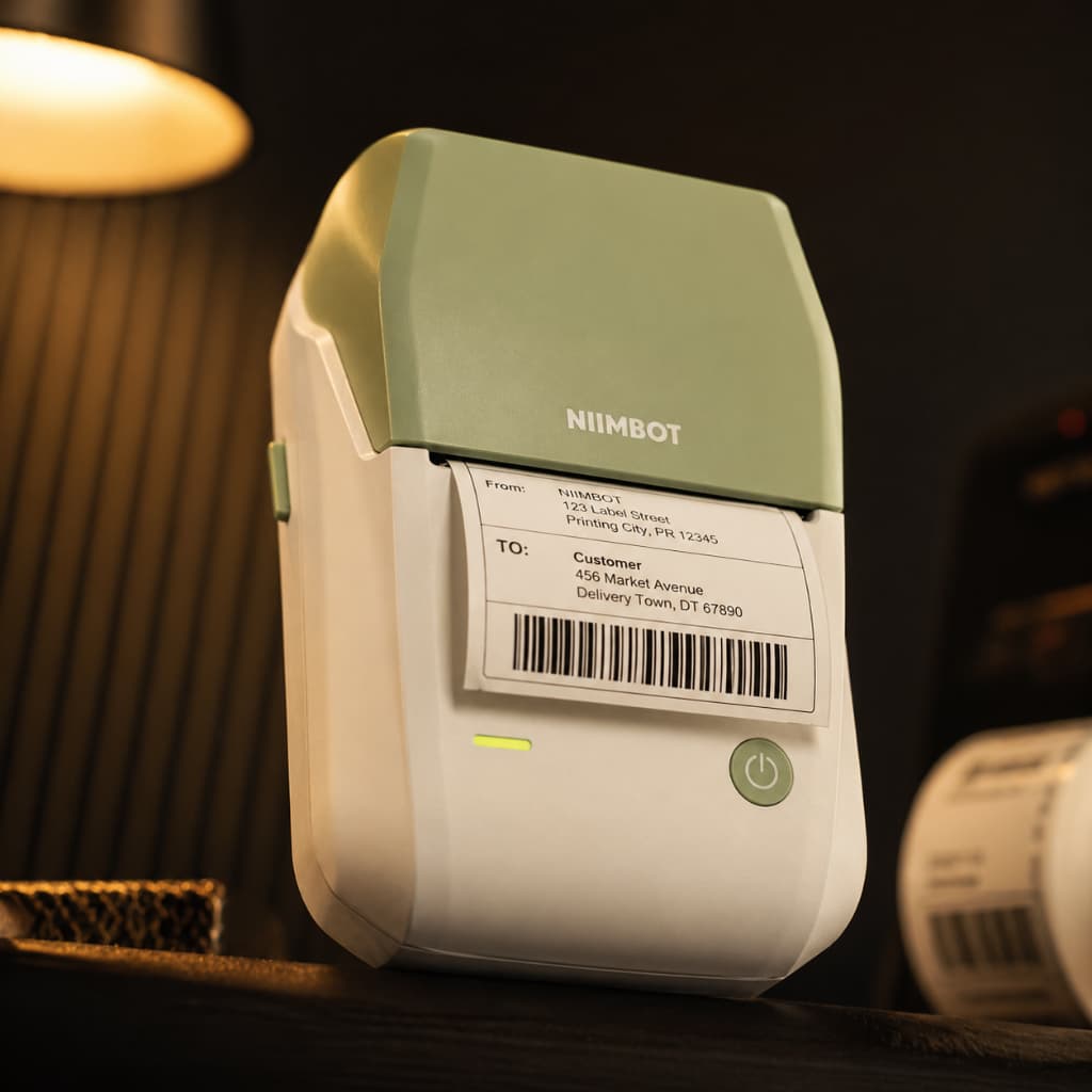 Impressora de Etiquetas Niimbot B1 Bluetooth Térmica Portátil Sem Tinta