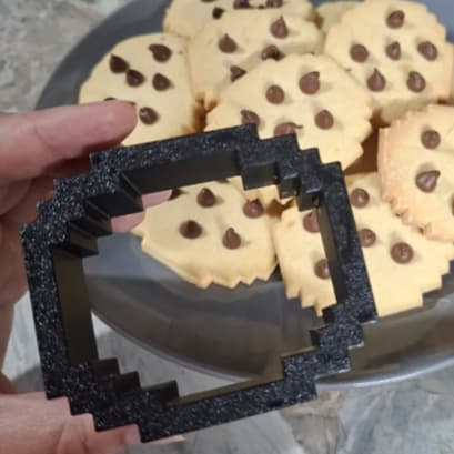 Cortador de Biscoito Molde de Cookie Estilo Minecraft 🍪