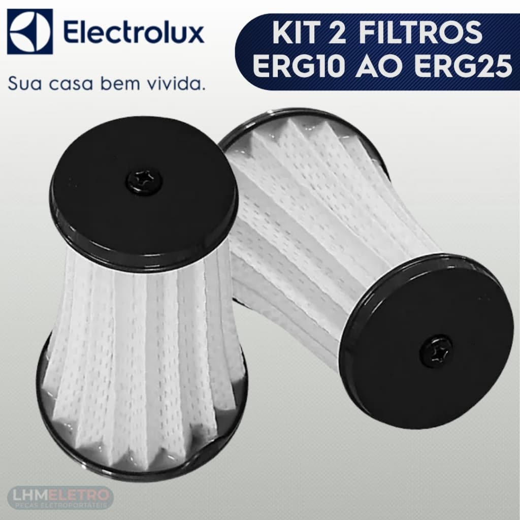 Kit Filtros para Aspiradores Ergorapido ERG10 ao ERG25 Electrolux (FEE10)