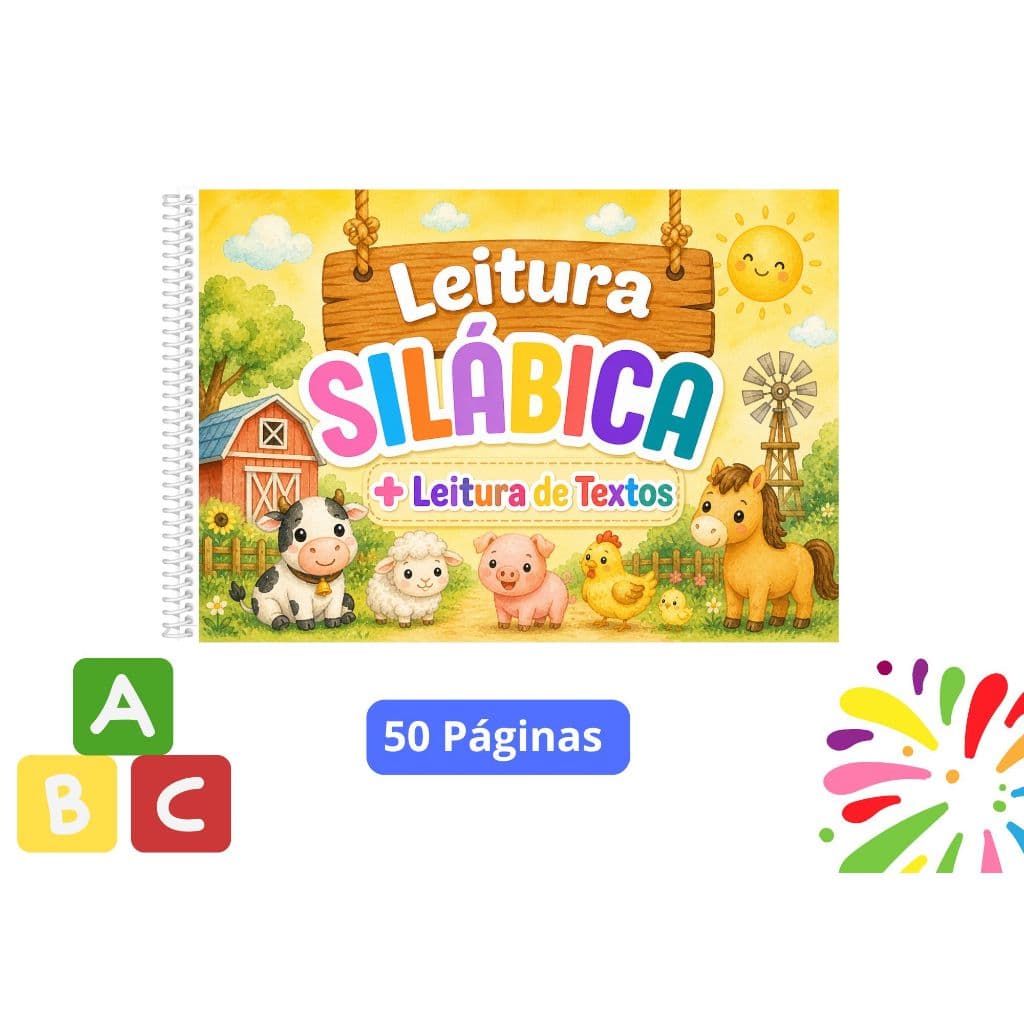 Apostila Alfabetização Infantil  – Textos Fáceis e Ilustrados de Leitura Infantil 50 Páginas #20