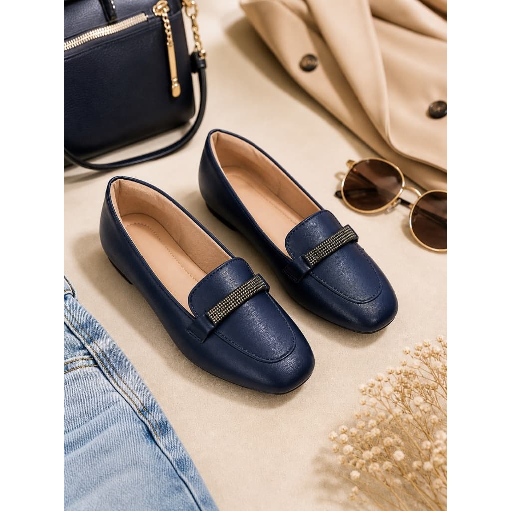 Mocassim Feminino Confortável Elegante Trabalho Casual Leve Antiderrapante Dia a Dia