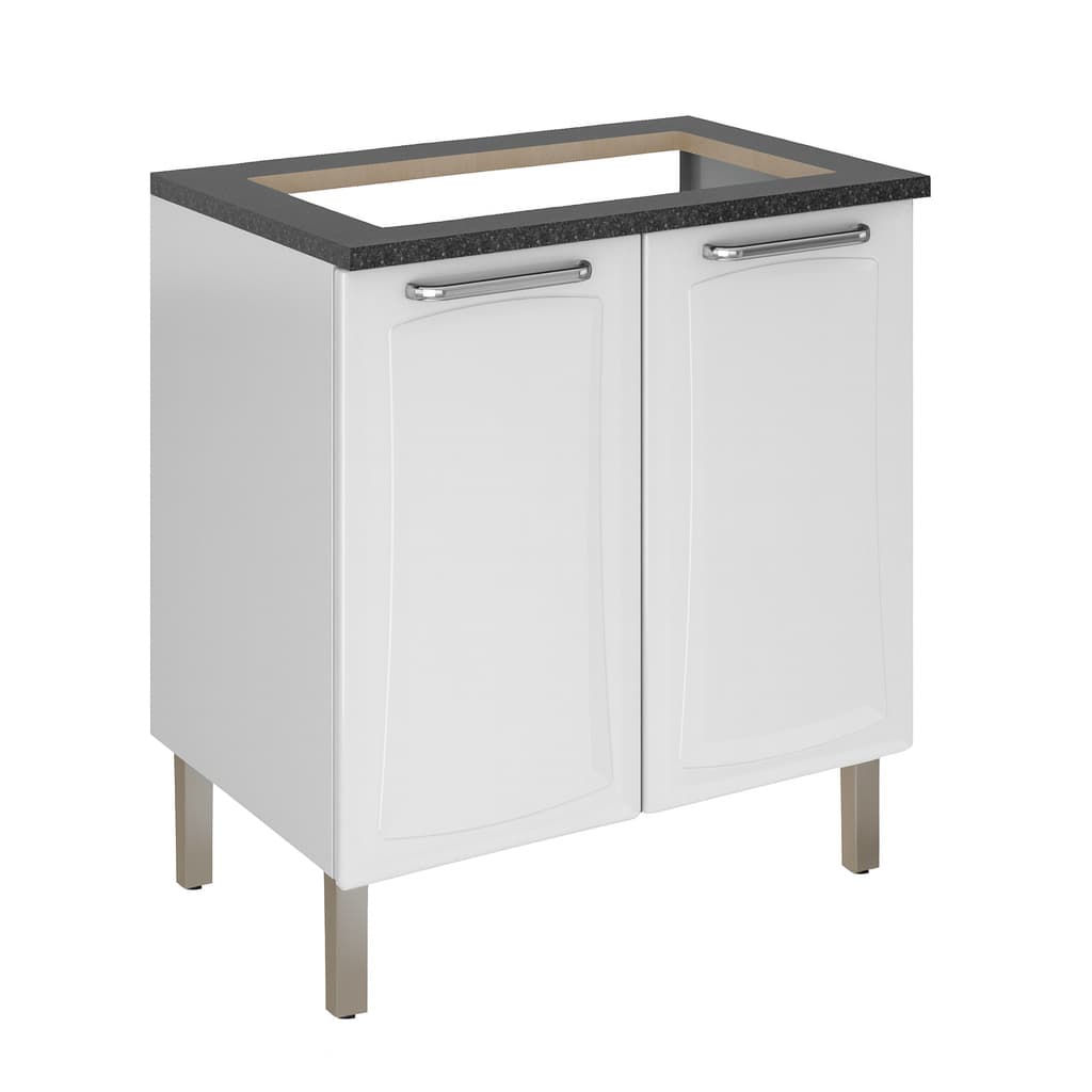 Balcão Itatiaia Tarsila 80cm para Cooktop 4 e 5 Bocas em Aço
