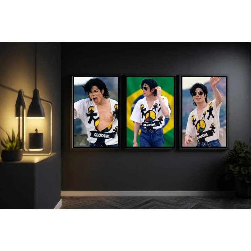 Quadros Decorativos Michael Jackson Para Sala Quarto Escritório Decoração