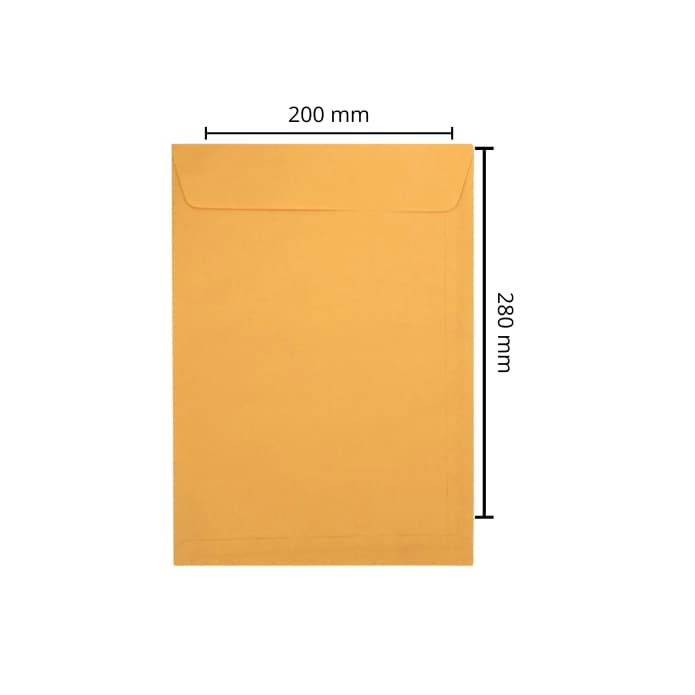 Envelope Saco 200x280 Kraft Ouro com 250 Unidades