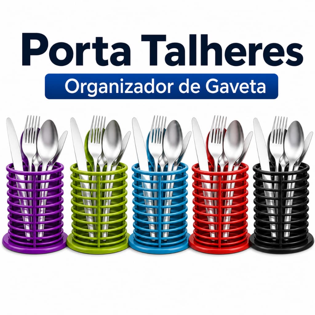 Porta Talheres Organizador de Gaveta Divisória Talheres Separador Cozinha Garfo Faca Colher Utensílios Plástico