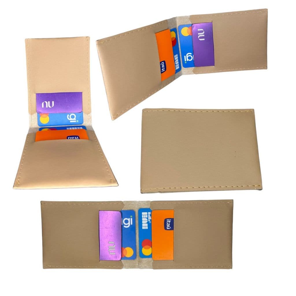 Hiper kit 70 Porta cartão feminino Masculino Carteira Slim