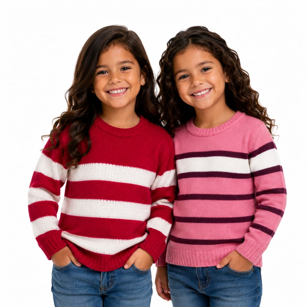 Kit 2 Blusa Infantil de Frio Menina Trictot Premium Moda Blogueirinha Inverno