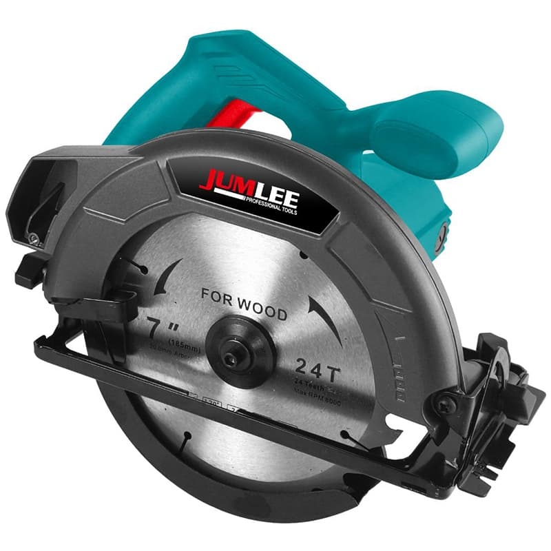 Serra Circular Elétrica Profissional 7-1/4" para Madeira 110V / 220V Cortador Portátil Jumlee