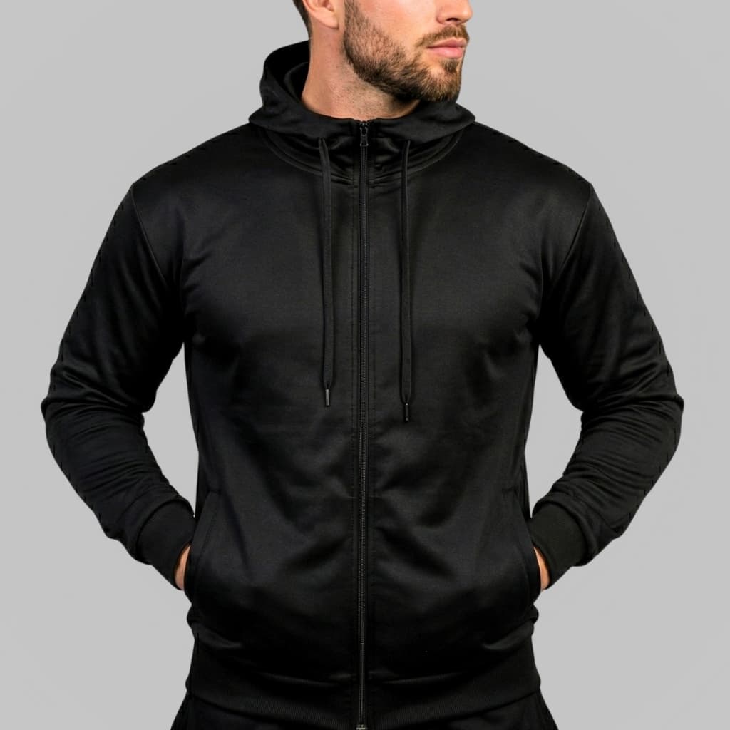 Jaqueta Preta Lisa Agasalho Corta Vento - Premium Masculino