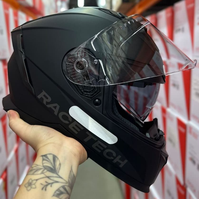 CAPACETE RACE TECH VOLT SV COM VISEIRA SOLAR PRETO FOSCO LANÇAMENTO SV NOVO OFERTA BARATO