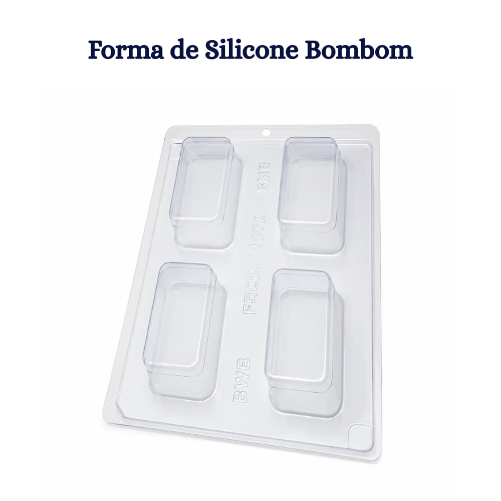 Forma Bolo Bombom G BWB 1072 Acetato com Silicone Chocolate Trufa Confeitaria Profissional Doces