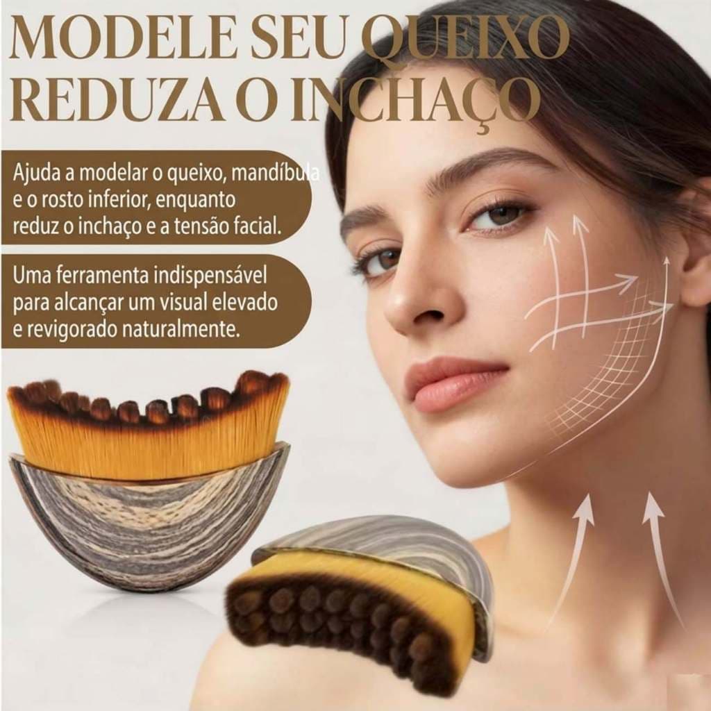 Escova Facial Silicone Massageadora Macia Skin Care Modeladora Reduz Inchaço Facial