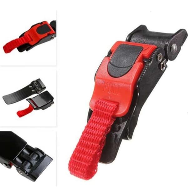 Fivela Cinta Jugular Engate Rápido Micrométrico Pra Capacete