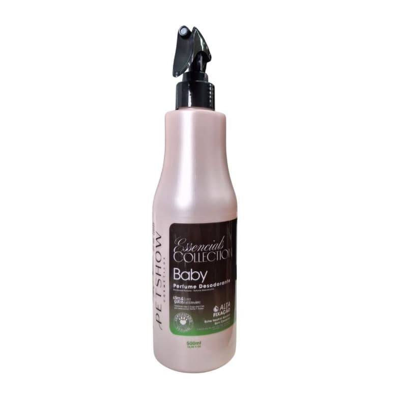 Perfume Desodorante Baby 500ml Pet Show Essencials Collection Perfume Pet Cães E Gatos Banho E Tosa