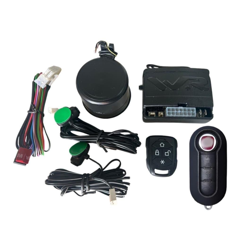Alarme Veicular Wr Chave Canivete Tipo Fiat+controle Reserva