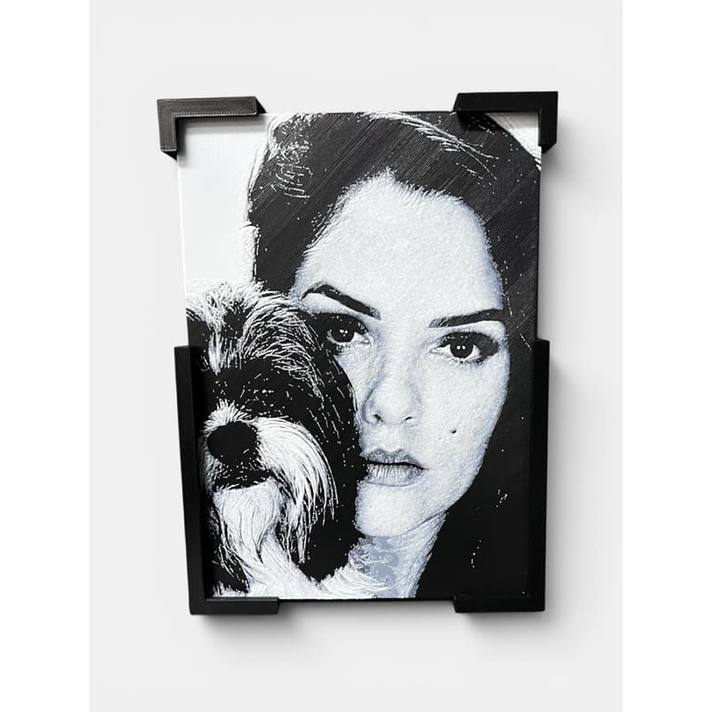 Quadro Personalizado Preto e Branco | Presente Único | Decoração Moderna