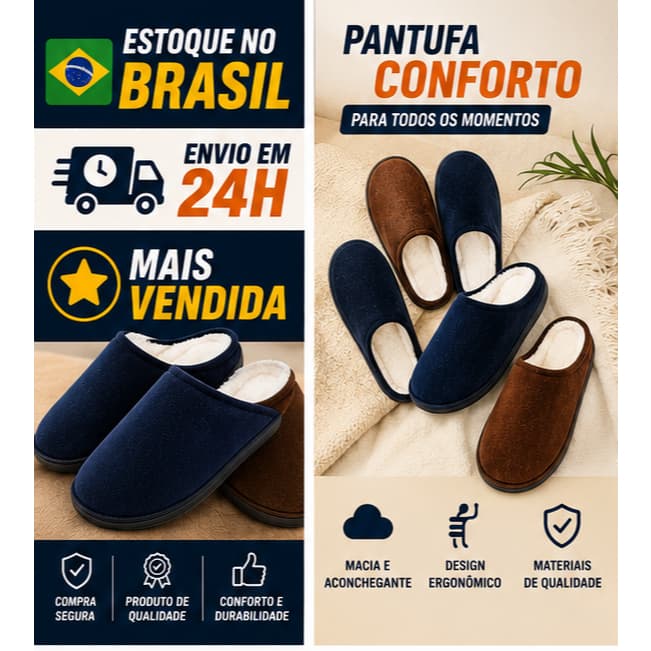 PANTUFA CHINELO MASCULINA  SUPER SOLADO EMBORRRACHADO