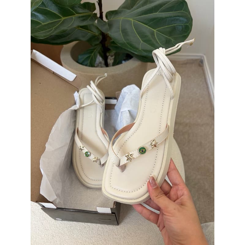Chinelo Feminino Brasil Amarração Flat Copa Rivello