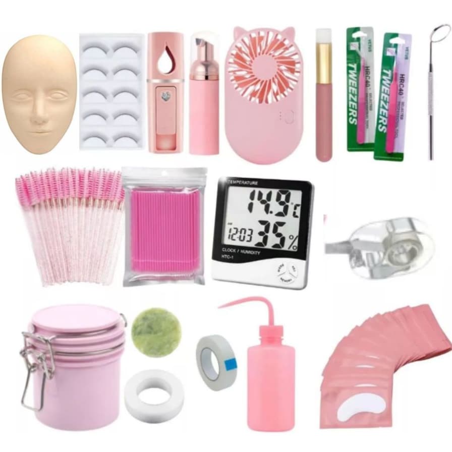 Kit Extensão de Cílios Profissional Completo