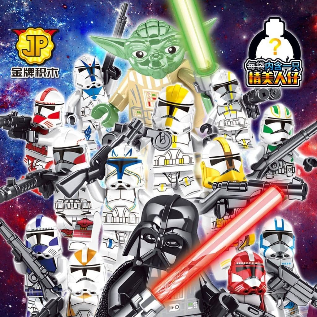 Mini Bonecos Star Wars Blocos de Montar Sortidos Blind Bag Envio Imediato Brasil Presente Infantil
