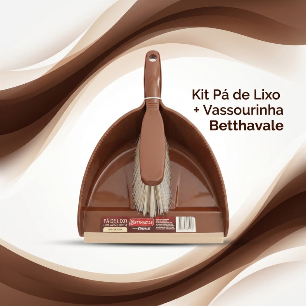 Kit Pá de Lixo e Vassoura de Mao mais Prendedores de roupas Limpeza Doméstica Escritório Casa