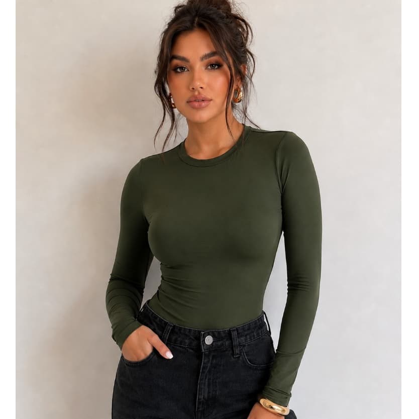 Segunda Pele Feminina Blusa Manga Longa de Frio Quentinha Fina Blusa Inverno