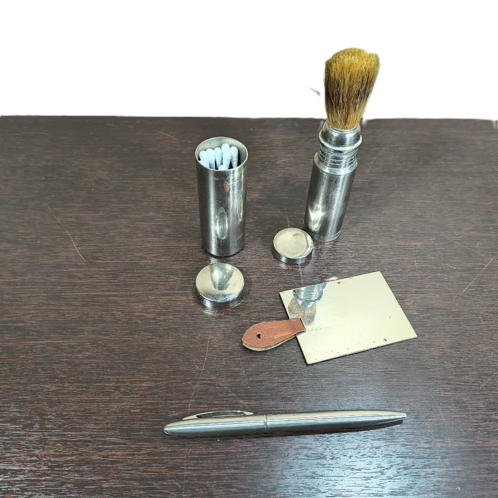 Kit Barba Pincel 14x3cm AntiguidAD Kit Barba Pincel 14x3cm AntiguidAD Colecionável Enfeite 3pçsColecionável Enfeite 3pçs
