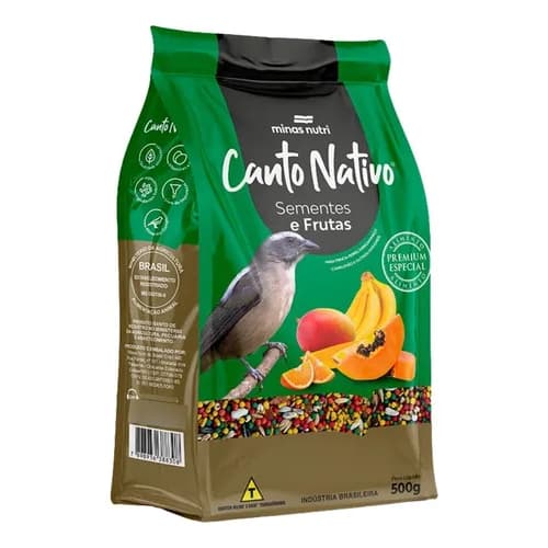 Ração Canto Nativo Sementes e Frutas - 500g