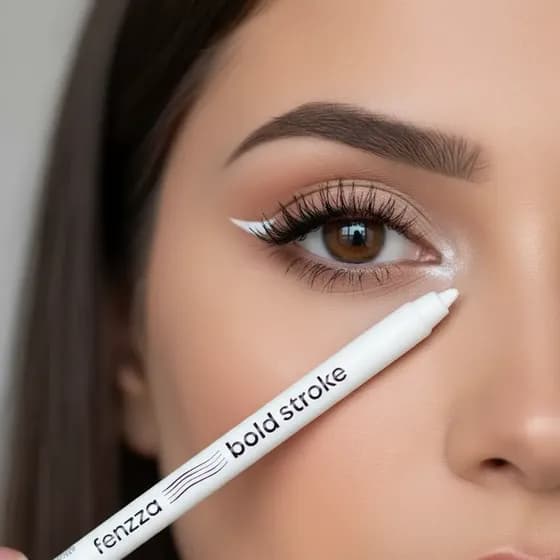 LAPIS E DELINEADOR PARA OLHOS BRANCO APONTAVEL A PROVA DAGUA ALTA FIXAÇÃO