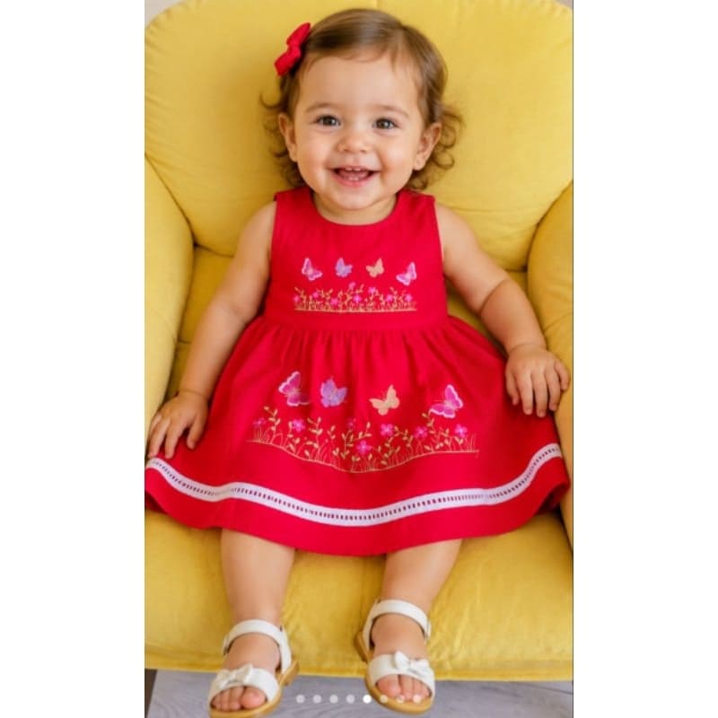 vestido bordado
