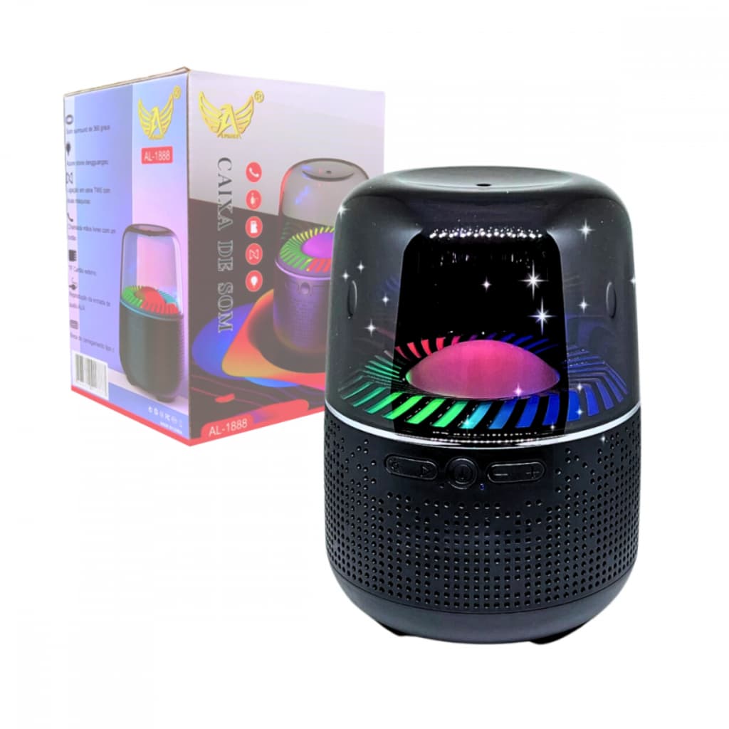 Alto-falante Bluetooth Altomex AL-1888 Grave Potente/Caixa de Som Bluetooth Altomex AL-1888 Longa Duração