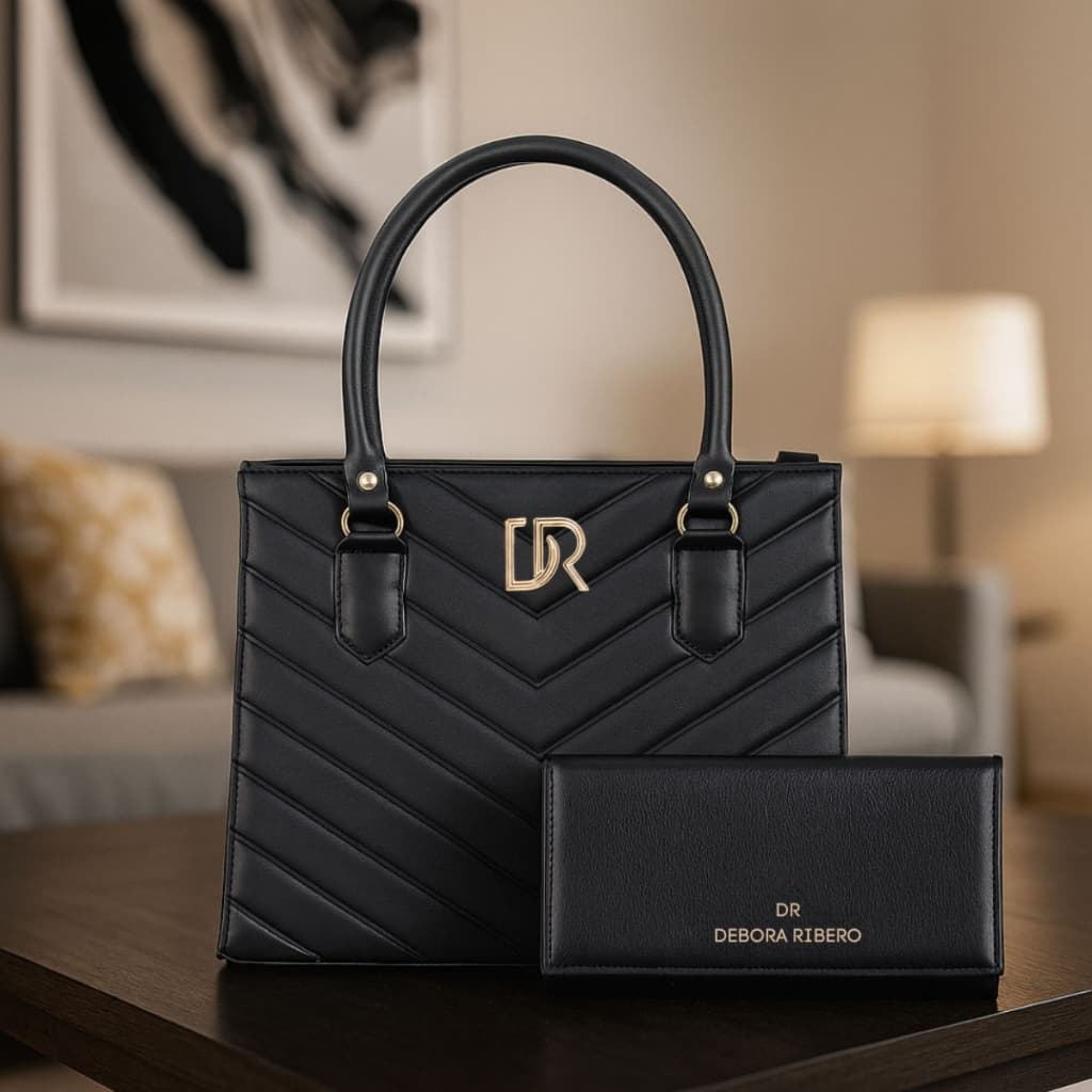Bolsa Feminina De Ombro Tiracolo Média Espaçosa Moda Casual Estilosa Luxo + Carteira Lançamento