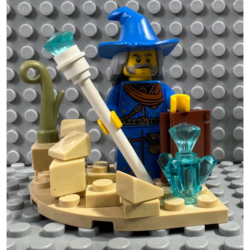 Lego Castle MOC Minifigura Poderoso Mago 25 peças novas Lego original