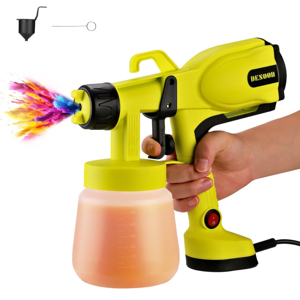 Pistola De Pintura Pulverizadora Elétrica 800W 800ML Viscosidade Desoon