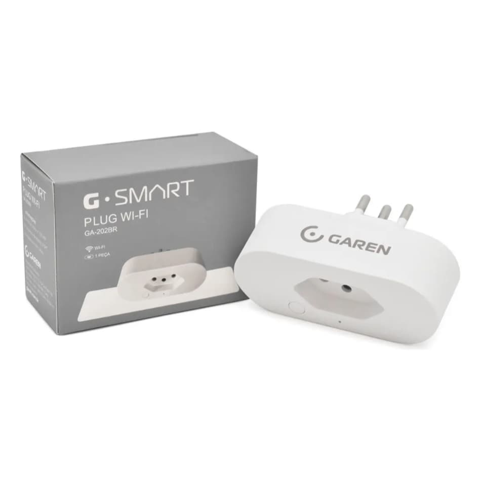 Tomada Inteligente PLUG WIFI GAREN Compatível com G smart 110-240v