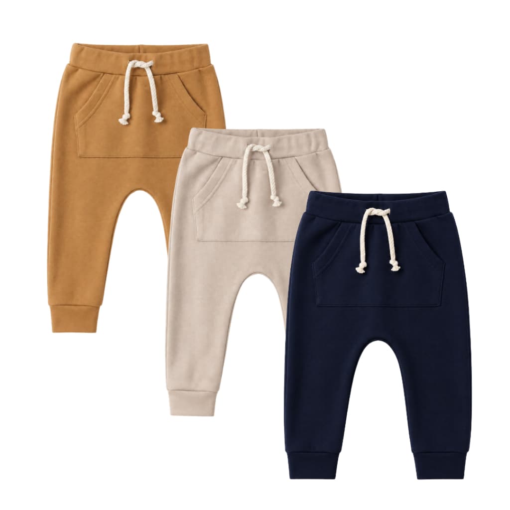 Calça Saruel de Bebê Menino Maternidade Enxoval Inverno Frio Calça 100% Algodão.