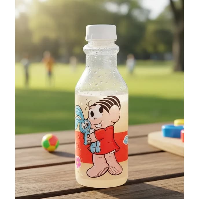 Garrafa Retrô Personagens Da Turma Da Mônica - 500ml