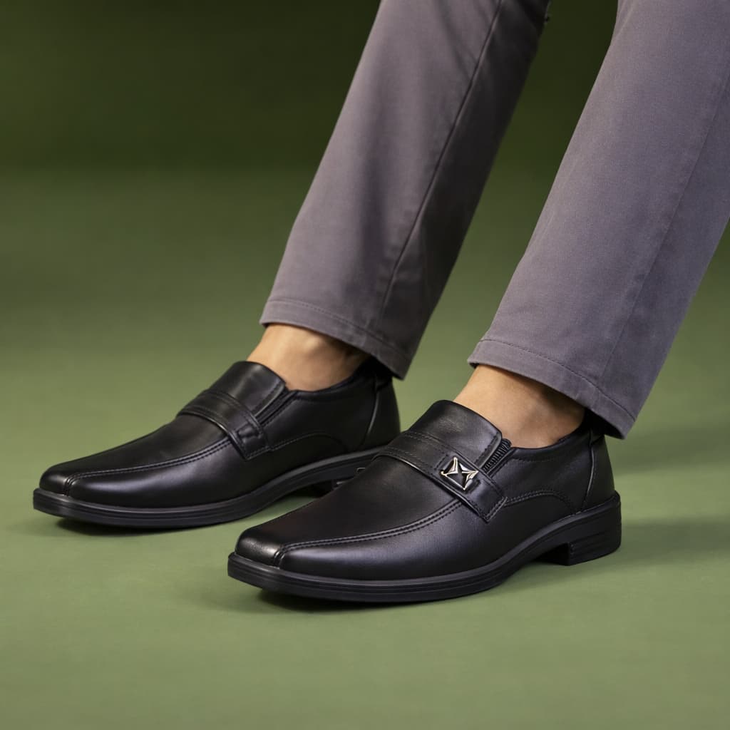 Sapato Social Mocassim Masculino Ortopédico Leve de Couro Legítimo Moderno Confort Envio Imediato