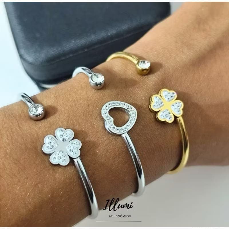 pulseira aço inoxidável